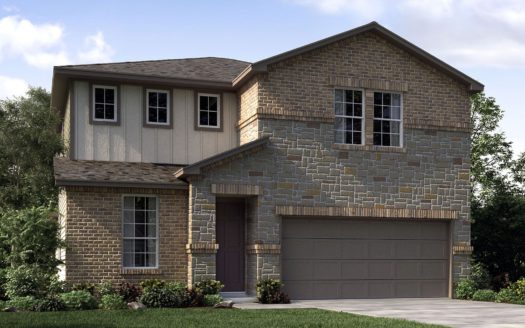 Meritage Homes The Enclave at Oak Grove subdivision 2353 Willow Garden Drive Little Elm TX 75068