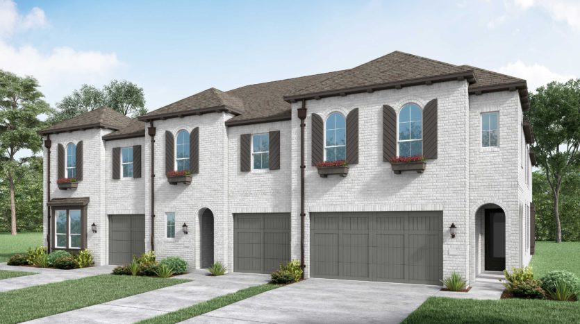 Highland Homes Devonshire: Townhomes subdivision 1158 Queensdown Way Forney TX 75126