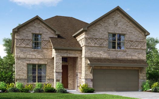 Meritage Homes The Enclave at Oak Grove subdivision 2353 Willow Garden Drive Little Elm TX 75068