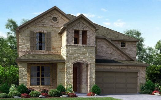 Meritage Homes The Enclave at Oak Grove subdivision 2236 Covey Court Little Elm TX 75068