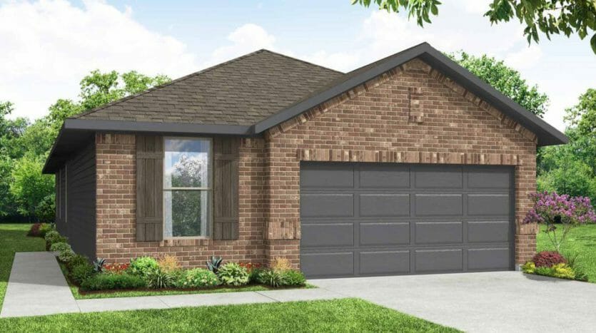 Impression Homes Briarwood Hills subdivision 1347 Cress Garden Lane Forney TX 75126