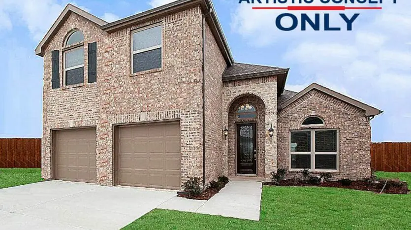 First Texas Homes The Villages of Hurricane Creek subdivision 3204 Hidden Valley Drive Anna TX 75409