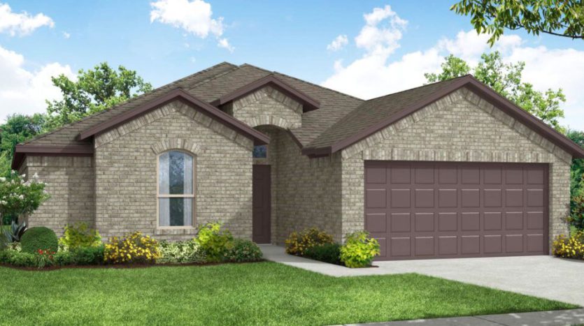 Impression Homes Woodland Springs subdivision 9924 Mescalbean Boulevard Crowley TX 76036