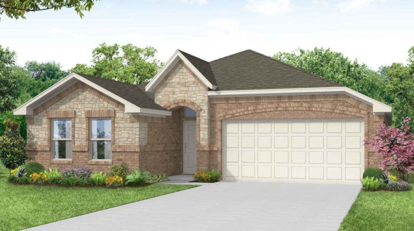 Impression Homes Woodland Springs subdivision 9909 Mescalbean Boulevard Crowley TX 76036