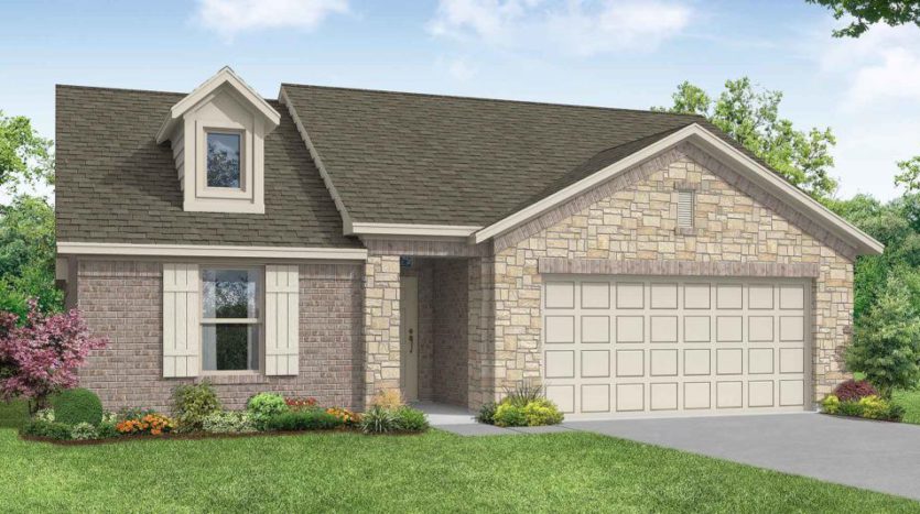 Impression Homes Woodland Springs subdivision 9901 Mescalbean Boulevard Crowley TX 76036