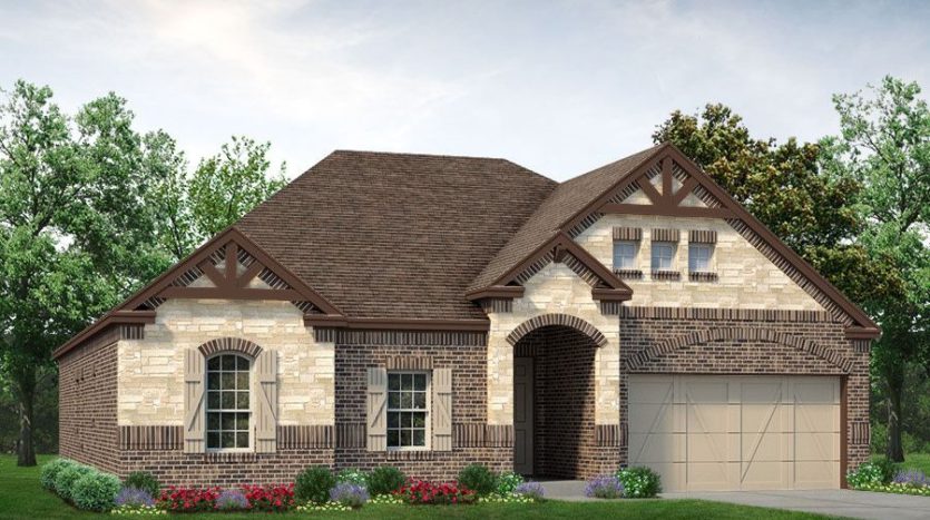 Sandlin Homes Country Lakes subdivision Sales office located at Timberbrook Argyle TX 76226