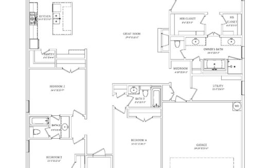 Graham Hart Home Builder Talon Hillsfort subdivision 7416 Soaring Eagle Drive Fort Worth TX 76179