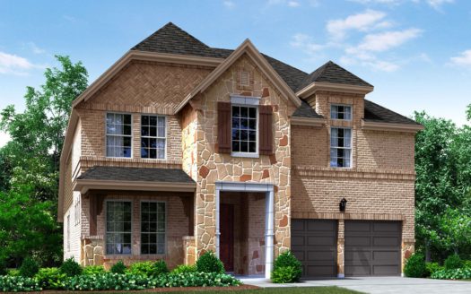 Meritage Homes The Enclave at Oak Grove subdivision 2344 Willow Garden Drive Little Elm TX 75068