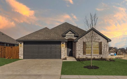 Antares Homes Hunters Ridge subdivision 1325 Elk Ridge Drive Crowley TX 76036