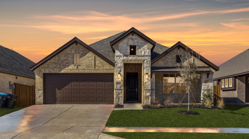Antares Homes Woodland Springs subdivision 9908 Norway Spruce Trail Fort Worth TX 76036