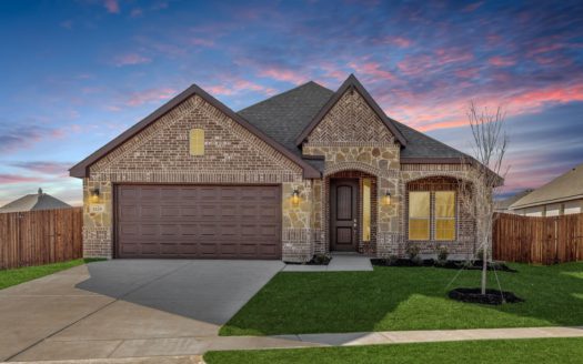 Antares Homes Hunters Ridge subdivision 1129 Deer Ridge Drive Crowley TX 76036