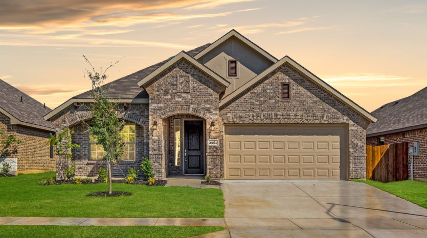 Antares Homes Hulen Trails subdivision 4504 Mill Falls Drive Fort Worth TX 76036