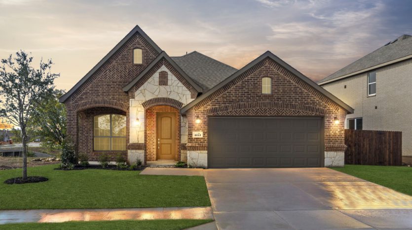 Antares Homes Hulen Trails subdivision 4613 Mill Falls Drive Fort Worth TX 76036