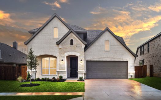 Antares Homes Hulen Trails subdivision 4617 Mill Falls Drive Fort Worth TX 76036
