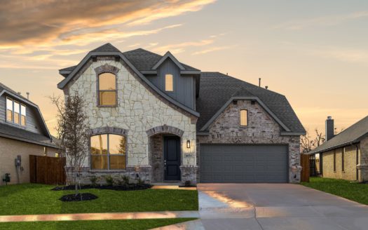 Antares Homes Hulen Trails subdivision 4621 Mill Falls Drive Fort Worth TX 76036