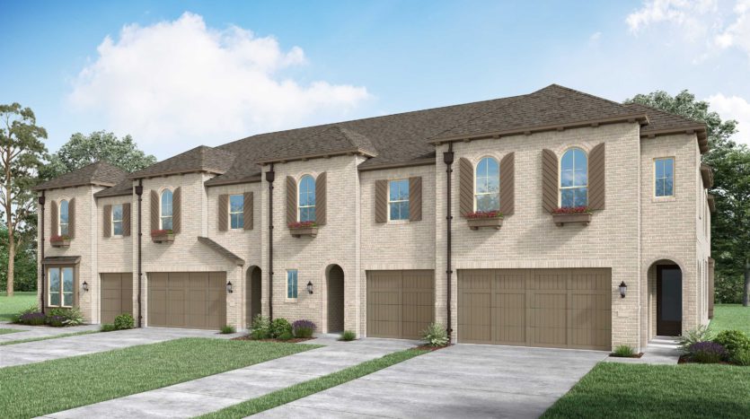 Highland Homes Devonshire: Townhomes subdivision 1162 Queensdown Way Forney TX 75126