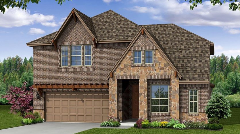 Beazer Homes Trinity Parks subdivision 3628 Twin Pond Trail Euless TX 76040