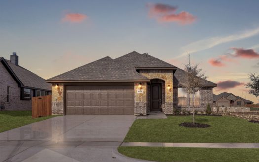 Antares Homes Hunters Ridge subdivision 1321 Fox Glen Trail Crowley TX 76036