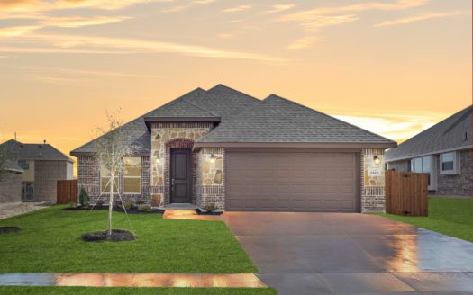 Antares Homes Hunters Ridge subdivision 1420 Cedar Creek Lane Crowley TX 76036