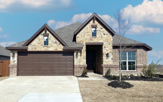Antares Homes Hunters Ridge subdivision 1337 Fox Glen Trail Crowley TX 76036