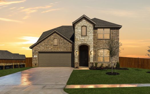Antares Homes Hunters Ridge subdivision 1401 Elk Ridge Drive Crowley TX 76036