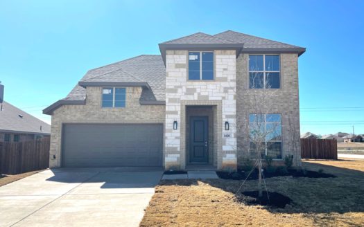 Antares Homes Hunters Ridge subdivision 1400 Cedar Creek Lane Crowley TX 76036