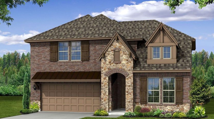 Beazer Homes Trinity Parks subdivision 3520 Twin Pond Trail Euless TX 76040
