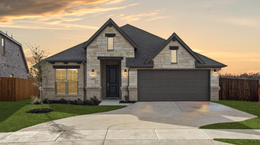 Antares Homes Hulen Trails subdivision 4625 Mill Falls Drive Fort Worth TX 76036