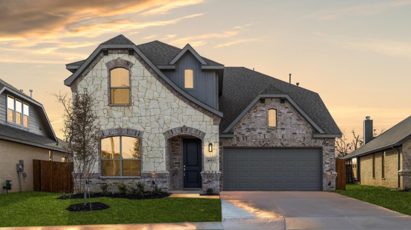Antares Homes Hulen Trails subdivision 4621 Mill Falls Drive Fort Worth TX 76036