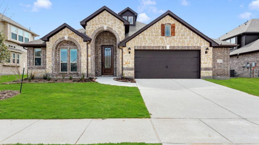 Bloomfield Homes ArrowBrooke subdivision 1224 Stoneleigh Place Aubrey TX 76227